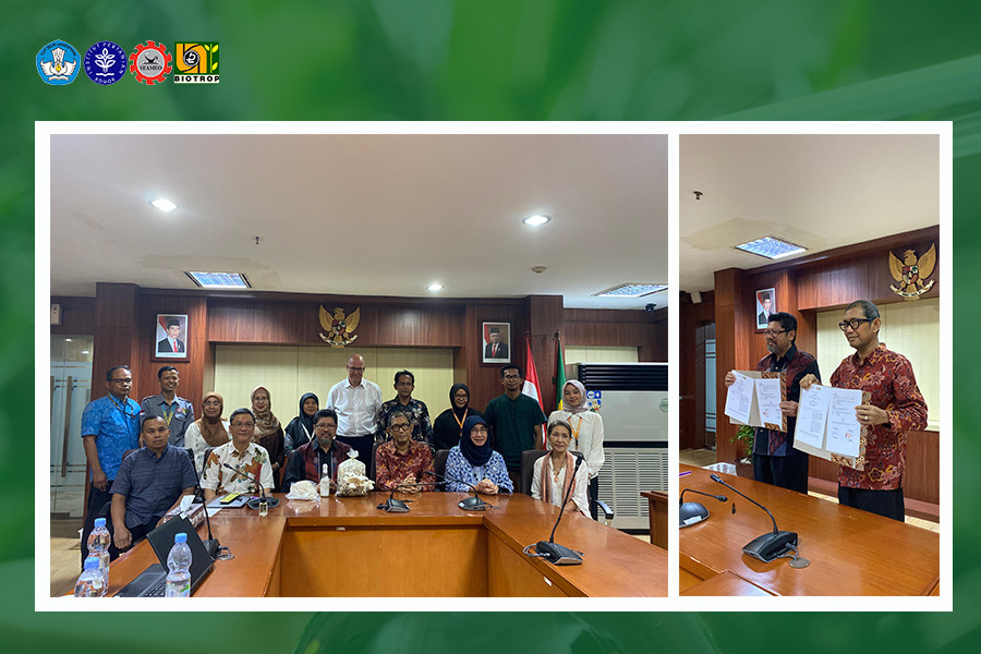 Initiating Collaboration with the Indonesian Essential Oil Council, SEAMEO BIOTROP Prepares to Conduct Training on Essential Oils