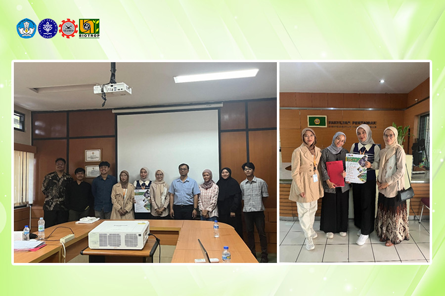 SEAMEO BIOTROP Socialize Capstone Internship Program at Universitas Padjadjaran Offering New Opportunity for Students